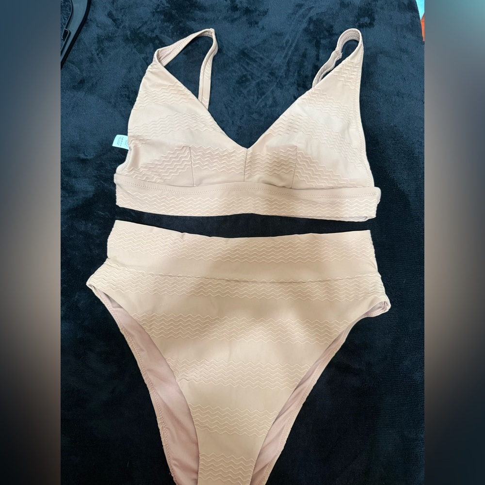 Aerie Pink/Nude Bikini Set